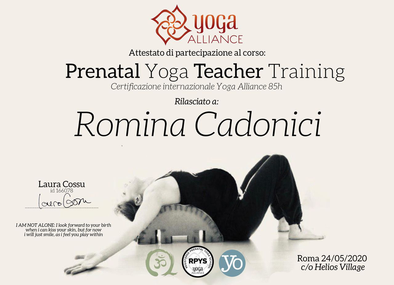 Formazione Yoga Romina Cadonici