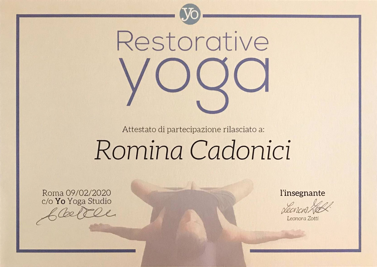Formazione Yoga Romina Cadonici